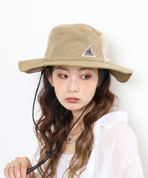 KRIFF MAYER（クリフメイヤー）の「KRIFF MAYER ワッペン アドベンチャー ハット 帽子 男女兼用（ハット・メンズ・ベージュ/ブラック・FREE）」の18枚目の写真
