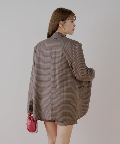 Chico（チコ）の「【REVIVAL/WEB限定】オーバーダブルジャケット（テーラードジャケット・レディース・ブラック/ブラウン系その他2/ベージュ系その他2/グレー/ダークブラウン/ブラウン系その他3/ブラウン・FREE）」の21枚目の写真