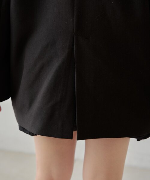 お値下げ！新品未使用タグ付き♡メゾンドドルチェ Dolce. フルールジャケット ラメチェックツイード×オーガンジー ロングセットアップキャバ