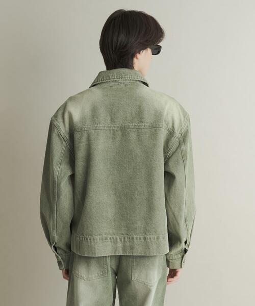 SENSE OF PLACE by URBAN RESEARCH（センスオブプレイスバイアーバンリサーチ）の「ツイストデニムブルゾン（デニムジャケット・メンズ・ライトインディゴブルー/グリーン・LARGE/MEDIUM）」の13枚目の写真