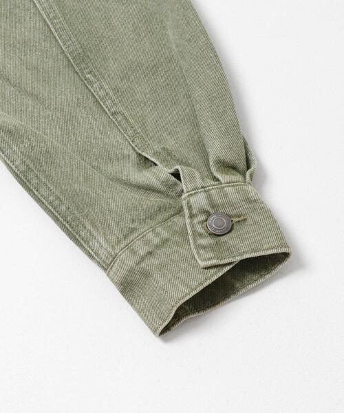 SENSE OF PLACE by URBAN RESEARCH（センスオブプレイスバイアーバンリサーチ）の「ツイストデニムブルゾン（デニムジャケット・メンズ・ライトインディゴブルー/グリーン・LARGE/MEDIUM）」の15枚目の写真