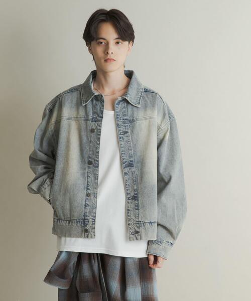 セール】ツイストデニムブルゾン（デニムジャケット）｜SENSE OF PLACE