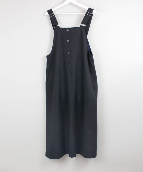 maarook(マルーク)の「杢ツイル2wayジャンパースカート(ジャンパースカート・キッズ・ブラック/キャメル・120cm/130cm/140cm/150cm/160cm)」の2枚目の写真