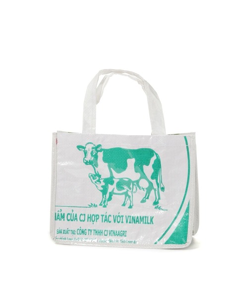 studio CLIP（スタディオクリップ）の「ベトナムリメイクランチトート（トートバッグ・レディース・ブルー/グリーン・FREE）」の4枚目の写真