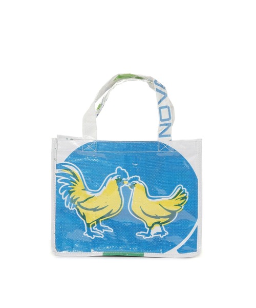 studio CLIP（スタディオクリップ）の「ベトナムリメイクランチトート（トートバッグ・レディース・ブルー/グリーン・FREE）」の5枚目の写真