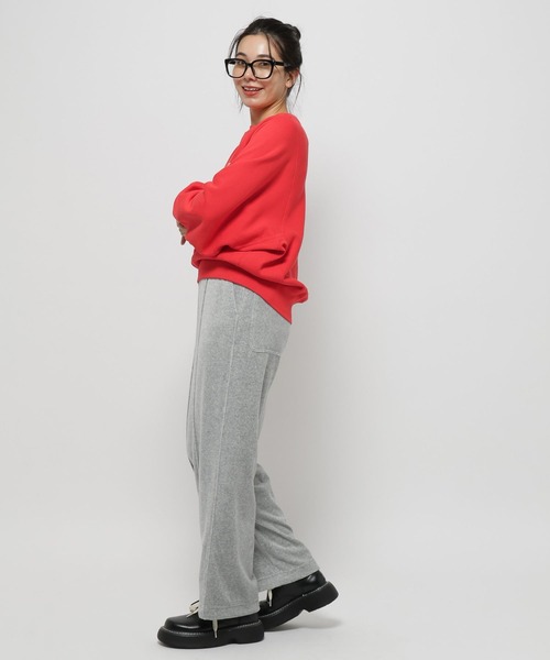 niko and...（ニコアンド）の「2WAYラビットベロアパンツ（その他パンツ・レディース・グレー/ブラック/ライトグレー/モカ/ダークブルー/オレンジ系その他/オレンジ・MEDIUM/LONG）」の11枚目の写真