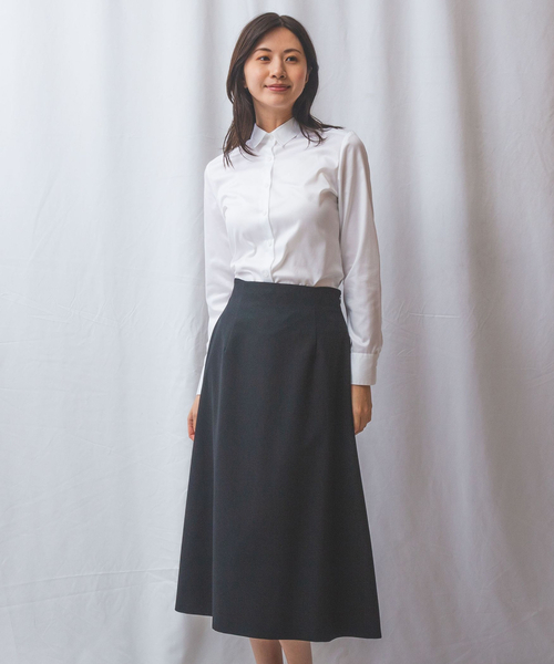 NARACAMICIE（ナラカミーチェ）の「【NARACAMICIE】ツイル長袖シャツ（シャツ/ブラウス・レディース・ホワイト・S/M/L/XL）」の9枚目の写真