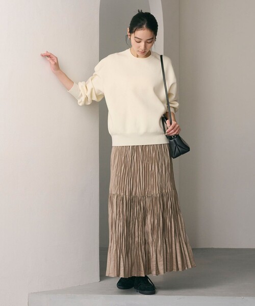 セール】ポリエステル チンツプリーツ スカート（スカート