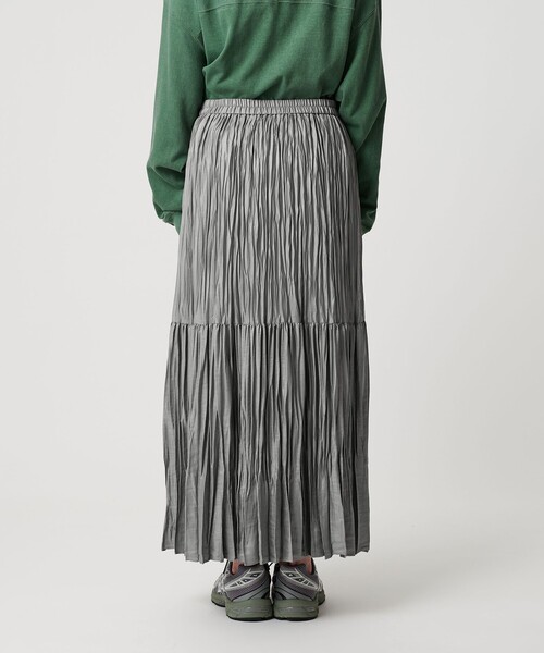 セール】ポリエステル チンツプリーツ スカート（スカート