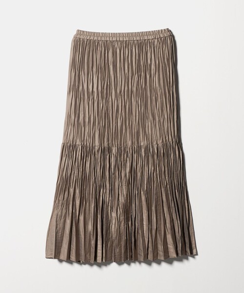 セール】ポリエステル チンツプリーツ スカート（スカート