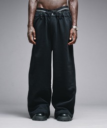 ANDER HUNK(A_[nN)Studs Design Sweat Pants / X^bYfUCXEFbgpc(XEFbgpc)