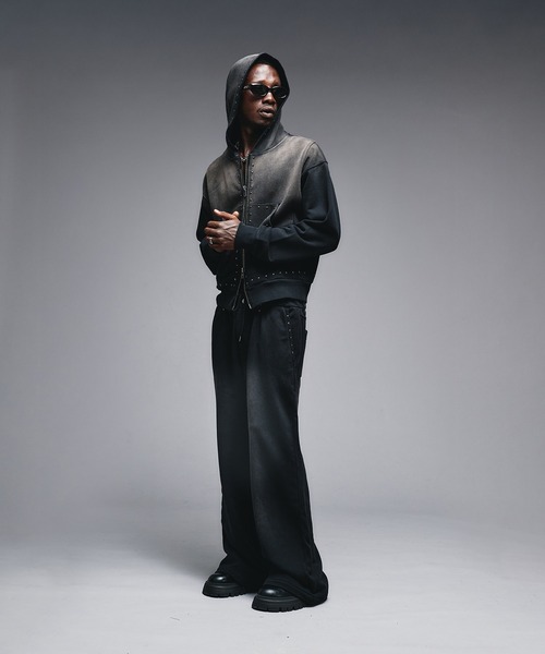 ANDER HUNK(アンダーハンク)の「Studs Design Sweat Pants / スタッズデザインスウェットパンツ(スウェットパンツ・メンズ・ブラック系/バーガンディー/ブラック・LARGE/MEDIUM/SMALL)」の19枚目の写真