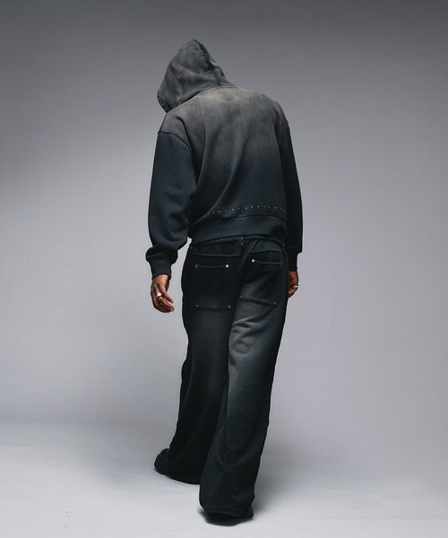 ANDER HUNK(アンダーハンク)の「Studs Design Sweat Pants / スタッズデザインスウェットパンツ(スウェットパンツ・メンズ・ブラック系/バーガンディー/ブラック・LARGE/MEDIUM/SMALL)」の22枚目の写真