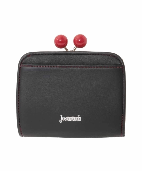 Jocomomola(ホコモモラ)の「アニマルステッチがま口二つ折り財布(財布・レディース・ブラック/アイボリー/ダークインディゴブルー・40)」の8枚目の写真