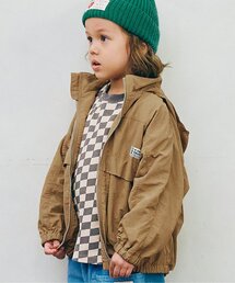 p.premier（ピードットプルミエ）の「【ジュニア対応】フードがしまえるマウンテンジャケット（ナイロンジャケット・キッズ）」