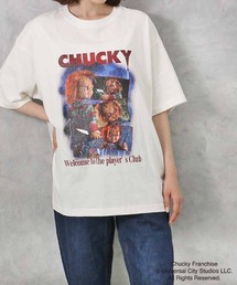 Bleu Bleuet | CHUCKYポスター風Tシャツ(Tシャツ/カットソー)
