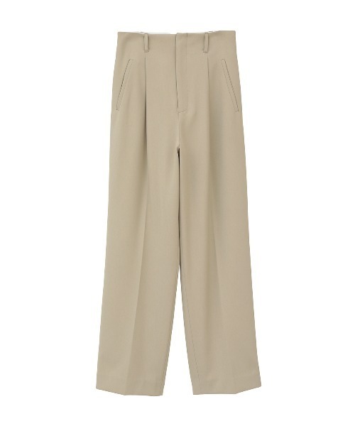 MANOF（マノフ）の「HIGH WAIST TAPERED PANTS（その他パンツ・レディース・ベージュ/ブラック・S/M）」の18枚目の写真