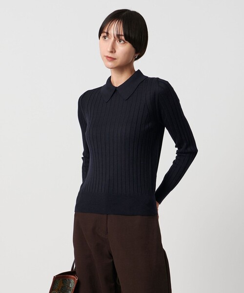 SLOANE＞ワイドリブ ポロニット（ニット/セーター）｜UNITED ARROWS