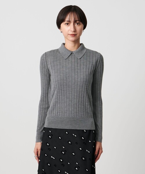 SLOANE＞ワイドリブ ポロニット（ニット/セーター）｜UNITED ARROWS