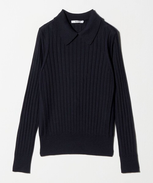 SLOANE＞ワイドリブ ポロニット（ニット/セーター）｜UNITED ARROWS
