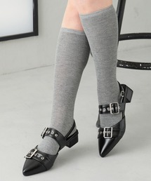 DEMETER（デメテル）の「【新色追加】ポインテッドトゥ バックルベルト ストラップパンプス（パンプス）」