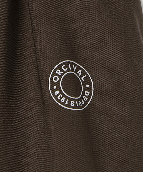 ORCIVAL（オーシバル）の「ORCIVAL | ウエストギャザースカート WOMEN（スカート・レディース・ダークブラウン/ブラック/キャメル・1）」の9枚目の写真