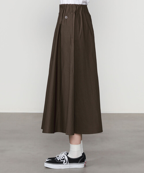 ORCIVAL（オーシバル）の「ORCIVAL | ウエストギャザースカート WOMEN（スカート・レディース・ダークブラウン/ブラック/キャメル・1）」の11枚目の写真