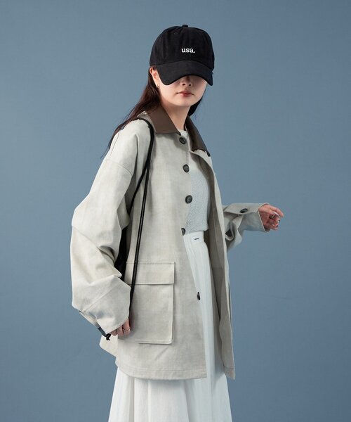 セール】配色カラーカバーオール（カバーオール）｜mystic