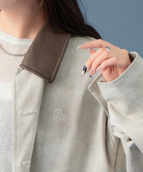 mystic（ミスティック）の「配色カラーカバーオール（カバーオール・レディース・ベージュ/グレー・FREE）」の9枚目の写真