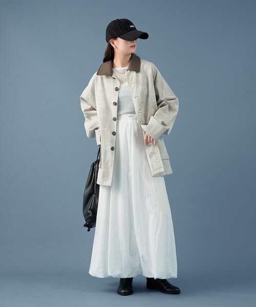 mystic（ミスティック）の「配色カラーカバーオール（カバーオール・レディース・ベージュ/グレー・FREE）」の11枚目の写真