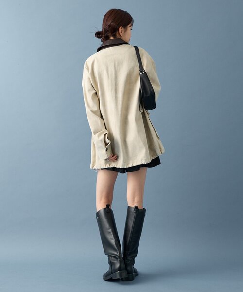 mystic（ミスティック）の「配色カラーカバーオール（カバーオール・レディース・ベージュ/グレー・FREE）」の22枚目の写真