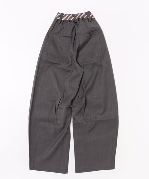 almo(アルモ)の「【LAMPOON】ネクタイベルトワイドスラックス(スラックス・レディース・チャコールグレー・SMALL/MEDIUM/LARGE)」の10枚目の写真