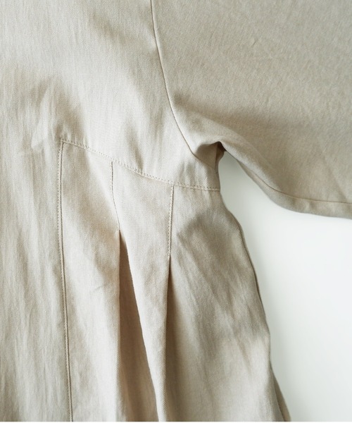 オオカミとフクロウ（オオカミとフクロウ）の「オオカミと静かな夜の余白と“ワンピース”（ワンピース・レディース・ブラック/ベージュ・FREE）」の8枚目の写真