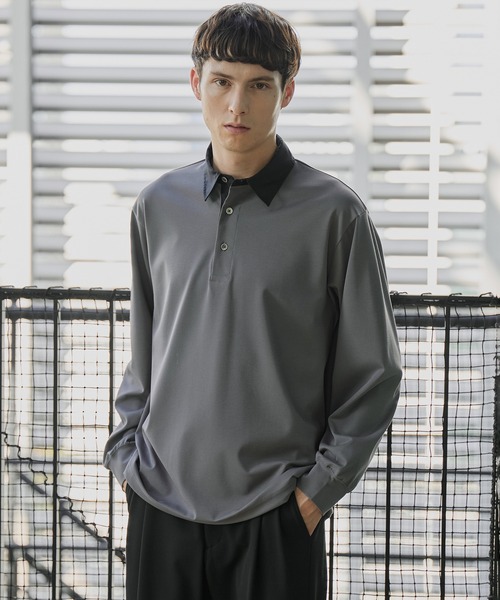 UNITED TOKYO(ユナイテッドトウキョウ)の「ラガードロストポロシャツ(Tシャツ/カットソー・メンズ・オフホワイト/グレー/ブラック・1/2)」の18枚目の写真