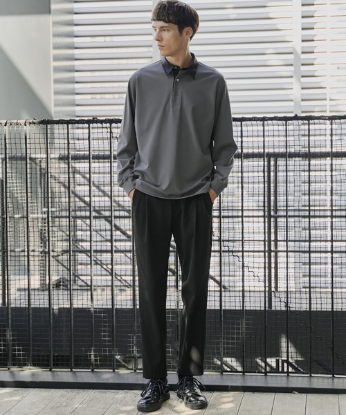 UNITED TOKYO(ユナイテッドトウキョウ)の「ラガードロストポロシャツ(Tシャツ/カットソー・メンズ・オフホワイト/グレー/ブラック・1/2)」の6枚目の写真