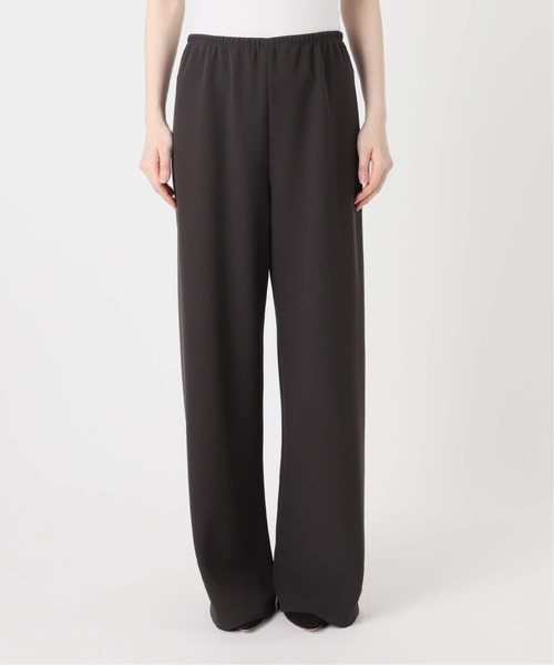 エラスティックパンツ(ブラウン)（スラックス）｜AP STUDIO（エーピー