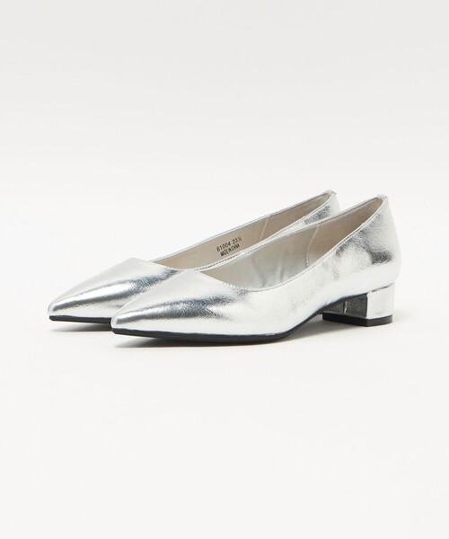 SY UNITED ARROWS(シーユナイテッドアローズ)の「<SY> ポインテッドプレーン SM パンプス30↑(パンプス・レディース・シルバー/ブラック・23cm/25cm/22.5cm/23.5cm/24.5cm/24cm/22cm)」の3枚目の写真