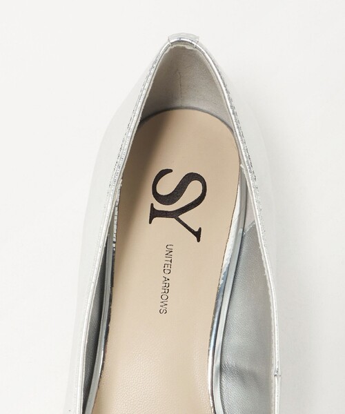 SY UNITED ARROWS(シーユナイテッドアローズ)の「<SY> ポインテッドプレーン SM パンプス30↑(パンプス・レディース・シルバー/ブラック・23cm/25cm/22.5cm/23.5cm/24.5cm/24cm/22cm)」の8枚目の写真
