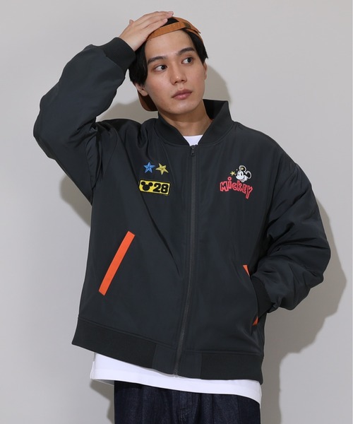 親子お揃い ディズニー MA-1ブルゾン 0907A（ダウンジャケット/コート