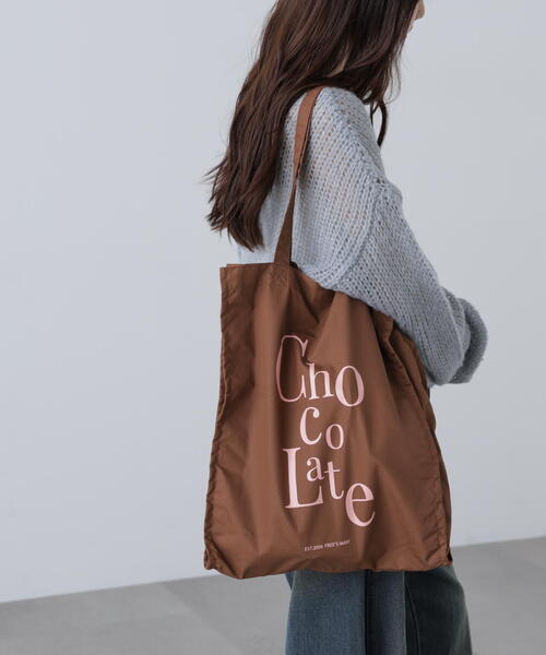 FREE'S MART（フリーズマート）の「ロゴトート（トートバッグ・レディース・ブラック系その他/ホワイト/ブラウン/ブルー・ﾌﾘ-）」の3枚目の写真