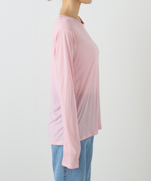 BASERANGE（ベースレンジ）の「Baserange/ベースレンジ LONG SLEEVE TEE TTLSBL-WI25（Tシャツ/カットソー・レディース・ピンク・FREE）」の13枚目の写真