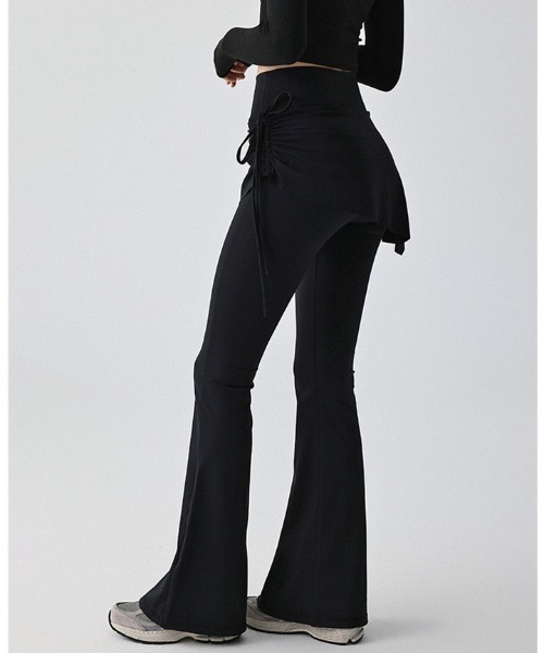 Vini(ヴィニ)の「レイヤードシルエットパンツ (スカートパンツ)(その他パンツ・レディース・ブラウン/ブラック/グレー・MEDIUM)」の6枚目の写真