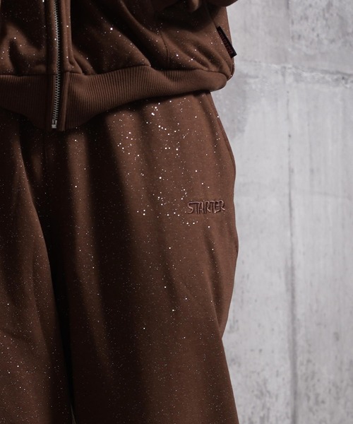 STARTER(スターター)の「STARTER ラメプリント スウェットパンツ 【 セットアップ 対応 】 / STARTER Glitter Print Sweatpants(スウェットパンツ・レディース・ブラウン/ブラック・M/L)」の19枚目の写真