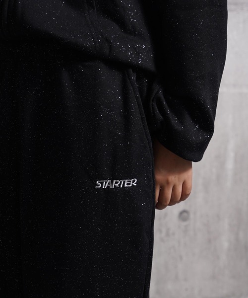 STARTER(スターター)の「STARTER ラメプリント スウェットパンツ 【 セットアップ 対応 】 / STARTER Glitter Print Sweatpants(スウェットパンツ・レディース・ブラウン/ブラック・M/L)」の8枚目の写真