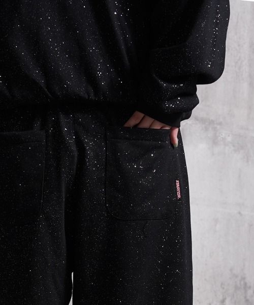 STARTER(スターター)の「STARTER ラメプリント スウェットパンツ 【 セットアップ 対応 】 / STARTER Glitter Print Sweatpants(スウェットパンツ・レディース・ブラウン/ブラック・M/L)」の14枚目の写真