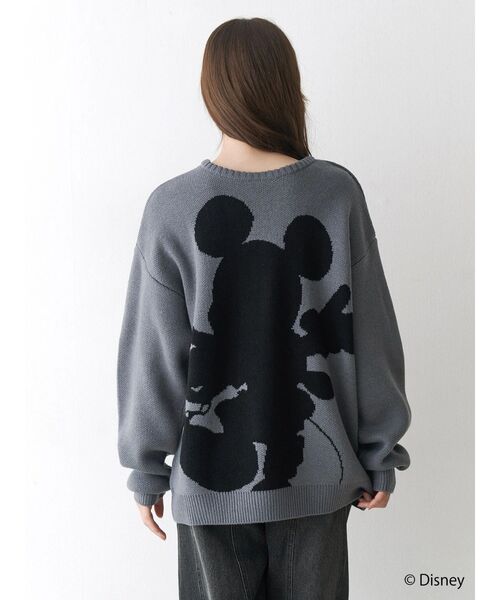 CALNAMUR（カルナムール）の「キングダムハーツ シルエット2wayニット（ニット/セーター・レディース・ピンク/オフホワイト/グレー・FREE）」の12枚目の写真