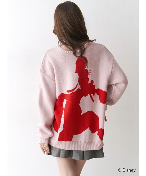 CALNAMUR（カルナムール）の「キングダムハーツ シルエット2wayニット（ニット/セーター・レディース・ピンク/オフホワイト/グレー・FREE）」の15枚目の写真