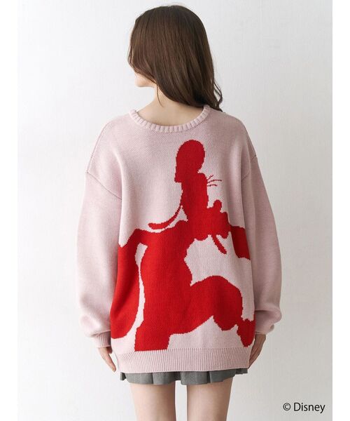 CALNAMUR（カルナムール）の「キングダムハーツ シルエット2wayニット（ニット/セーター・レディース・ピンク/オフホワイト/グレー・FREE）」の16枚目の写真