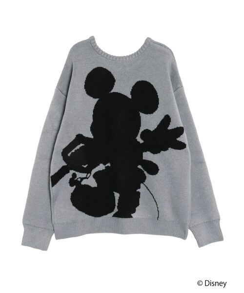 CALNAMUR（カルナムール）の「キングダムハーツ シルエット2wayニット（ニット/セーター・レディース・ピンク/オフホワイト/グレー・FREE）」の22枚目の写真