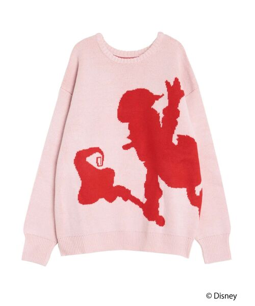 CALNAMUR（カルナムール）の「キングダムハーツ シルエット2wayニット（ニット/セーター・レディース・ピンク/オフホワイト/グレー・FREE）」の21枚目の写真